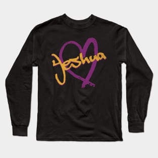 I Love Yeshua Vintage 80's & 90's Purple and Dijon Long Sleeve T-Shirt